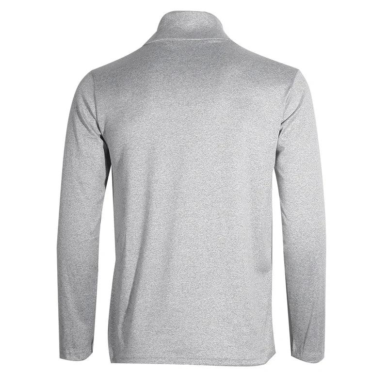 Camiseta Térmica Masculina de Gola Alta para Outono e Inverno - Camisa Térmica Ajuste Slim, Manga Longa